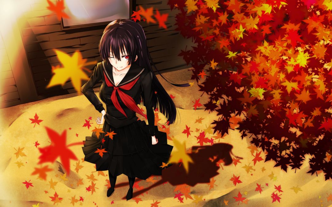 fall dark anime